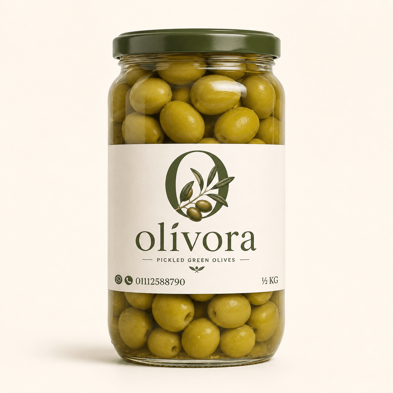 1/2 KG Pickled Green Olives